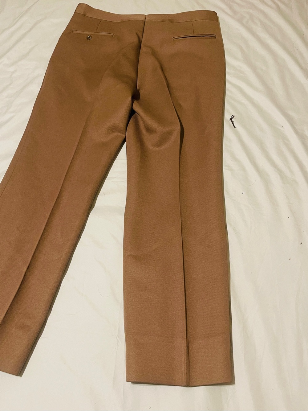70’s Vintage SansBelt Men's Tailored Brown Dress Pants